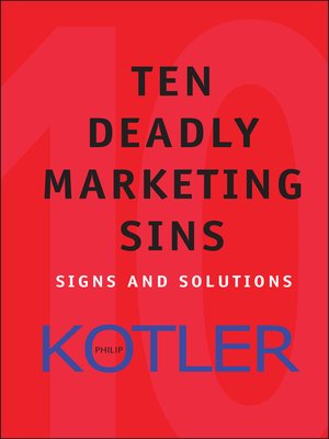 cover image of Ten Deadly Marketing Sins
